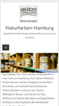 Mobile Screenshot of naturfarben-hamburg.de